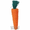 Straw Carrot For Rabbits And Small Rodents, 20 Cm